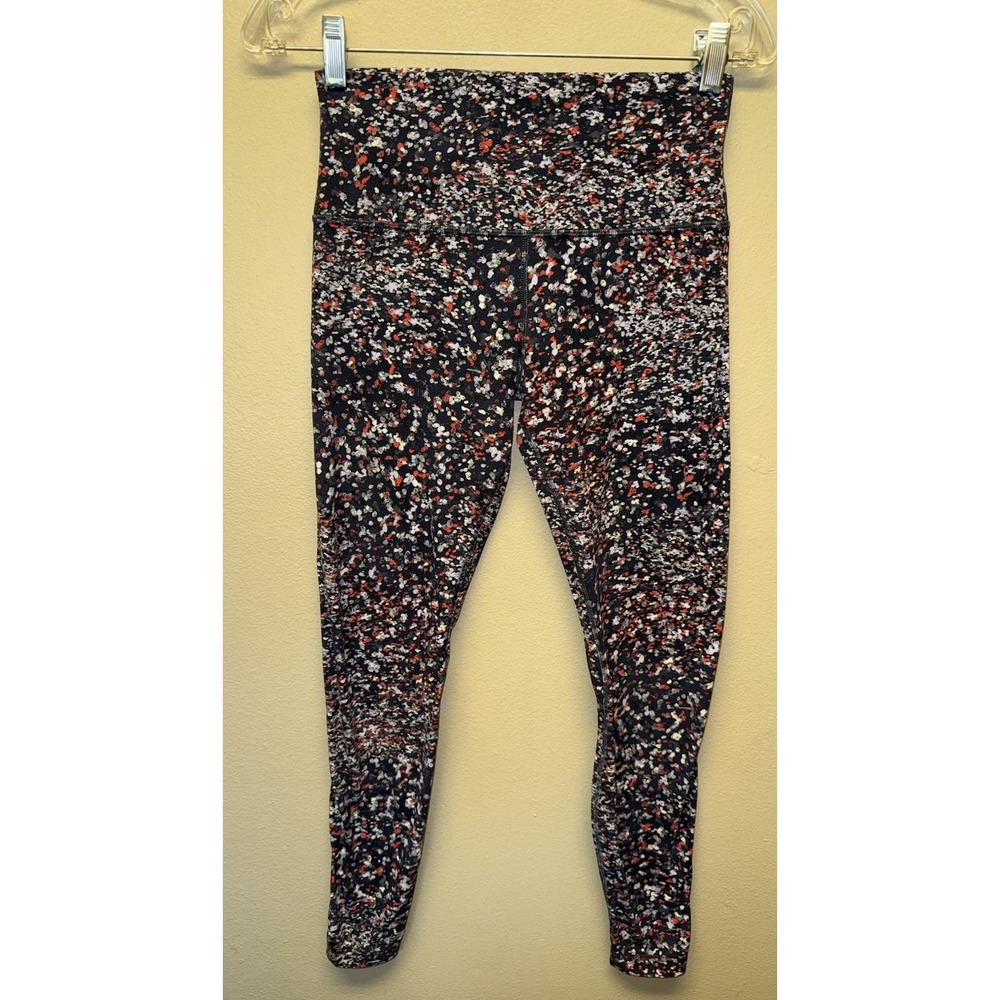 Lululemon Align Pant 28" Gray Water Blossom Multi Women's 8 Stretch Nulu
